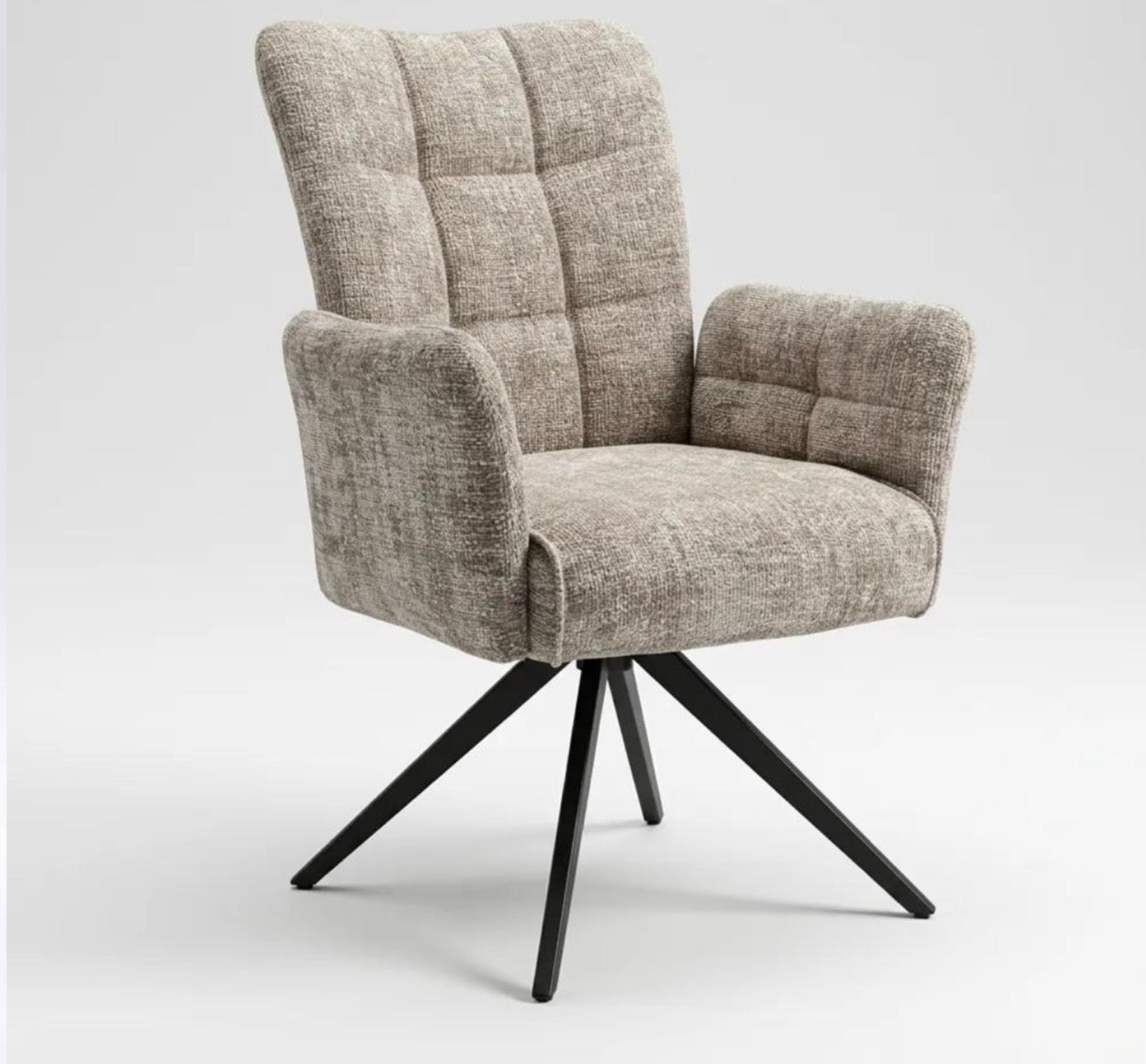 Chaise FABIO XL – Coloris beige taupe – Vue de face