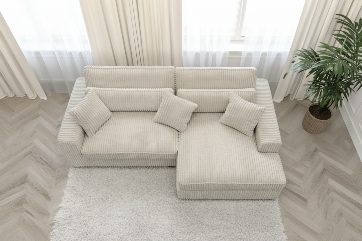 BREST vue haut beige