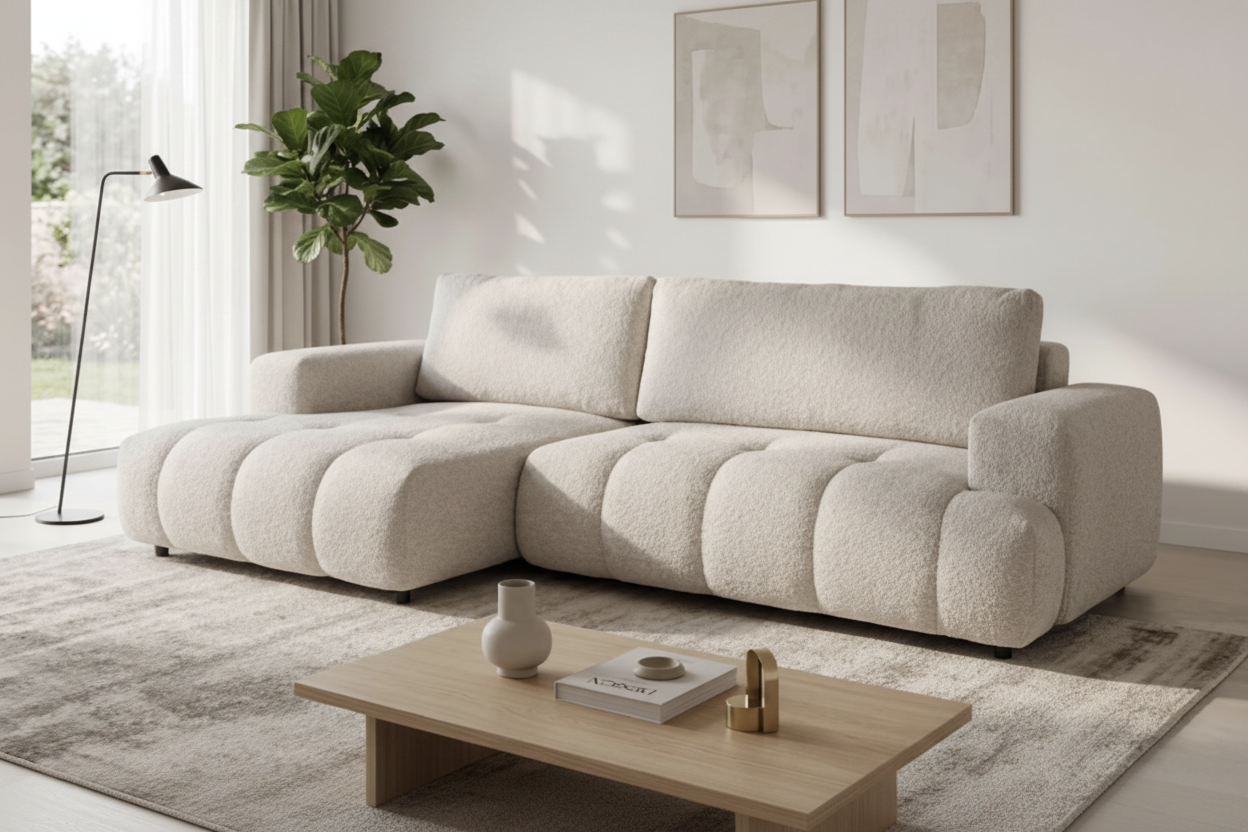Canapé STELLA - Vue lifestyle salon scandinave