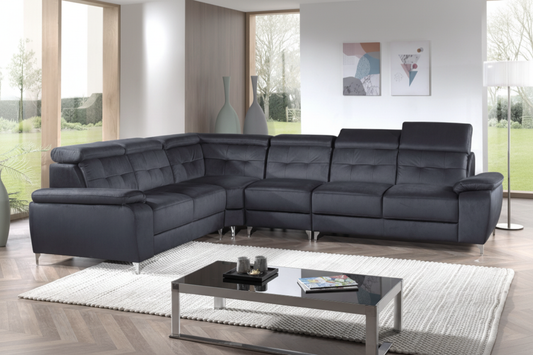 Canapé d'angle VITO Solar 99 – Anthracite 270x335 cm