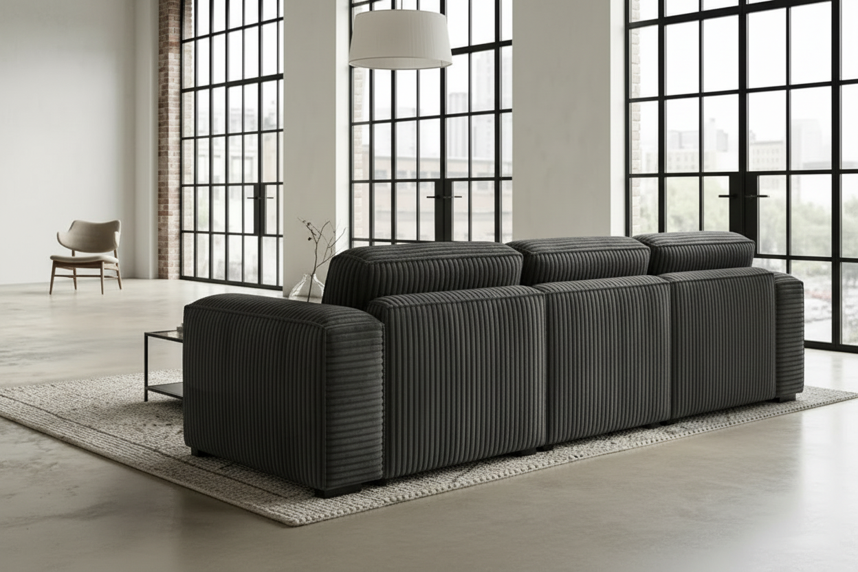 MAXIM Anthracite – vue 3/4 arrière